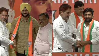 Former Indian Hockey captain Sandeep Singh, wrestler Yogeshwar Dutt join BJP in Haryana 