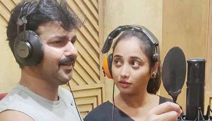 Rani Chatterjee records a song with Pawan Singh- See pic