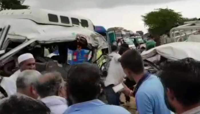 13 dead, several injured after bus, jeep collide in Rajasthan&#039;s Jodhpur