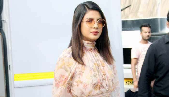 Priyanka Chopra looks pretty in a floral dress for &#039;The Sky is Pink&#039; promotions—Pics