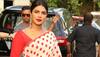 Priyanka Chopra flaunts her desi swag wearing a polka-dot saree—Pics