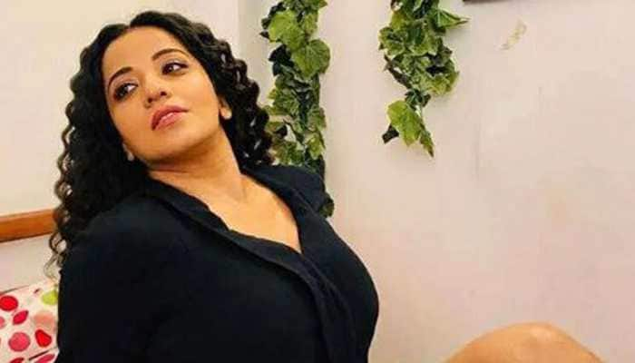 Monalisa raises the heat in a short black dress- See pic