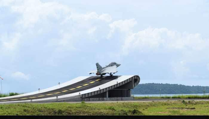 LCA Tejas Navy launches, makes arrested landing in a single sortie