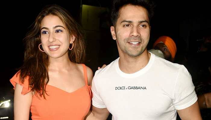 Sara Ali Khan gets acting lessons from Varun Dhawan on 'Coolie No. 1' sets—Pic proof