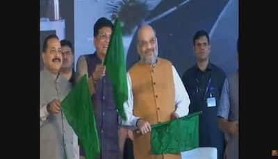 Home Minister Amit Shah flags off Vande Bharat Express from Delhi