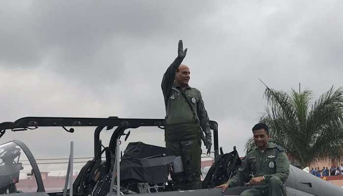 IAF Day to witness Rajnath Singh flying in a Rafale fighter in France