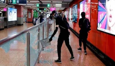 Hong Kong rail services to remain suspended after protestors vandalise MTR stations