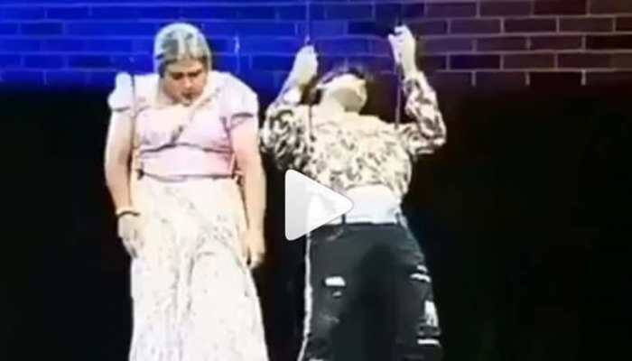 Akshay Kumar saves an unconscious man from falling on Maniesh Paul’s show- Watch