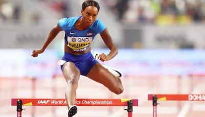 World Athletics Championships: USA's Dalilah Muhammad snaps 400m hurdles world record to clinch gold