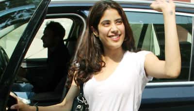 Janhvi Kapoor slays the casual look in a white tee with denims—Pics