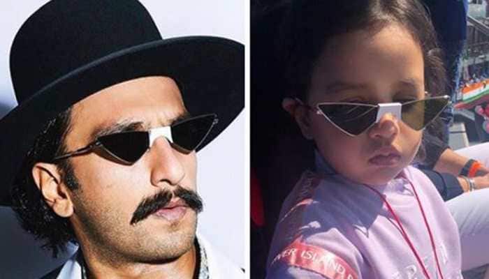 When MS Dhoni&#039;s daughter Ziva saw Ranveer wearing same glasses
