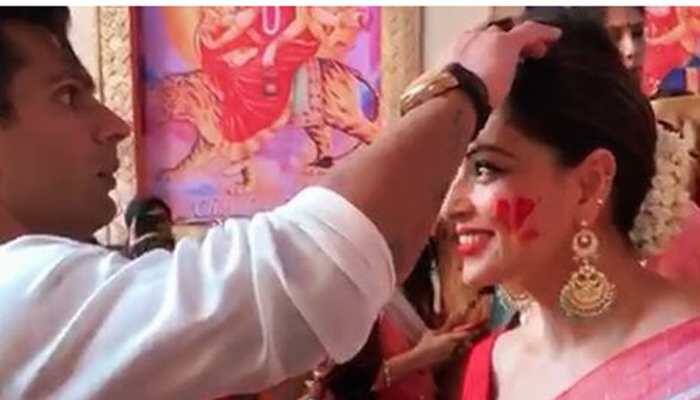 Bipasha Basu shares pics from her first 'sindoor khela' after marriage- See inside 
