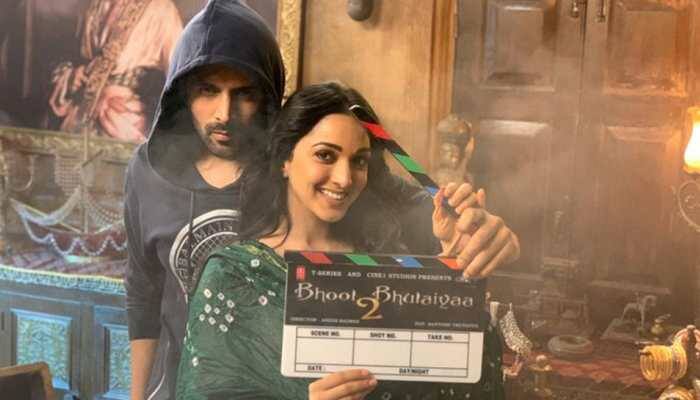 Kartik Aaryan, Kiara Advani begin shooting for 'Bhool Bhulaiyaa 2'