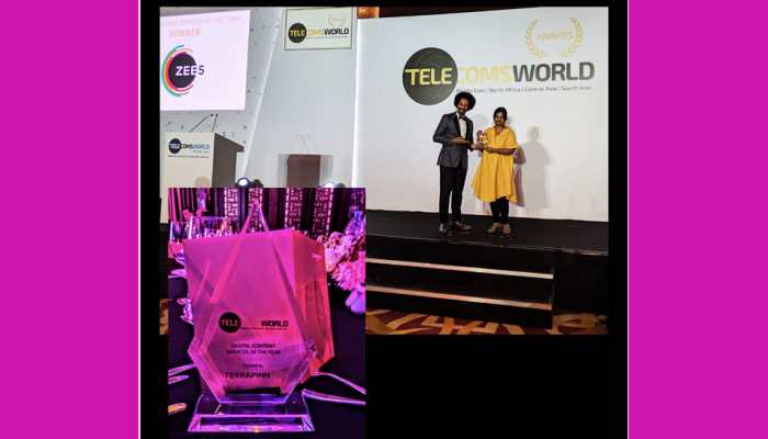 ZEE5 Global wins 'Digital Content Service of The Year' at Telecoms World Middle East Awards