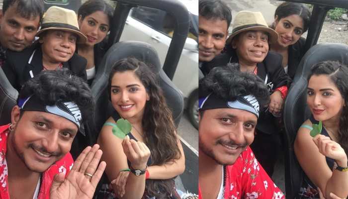 Bhojpuri bombshell Aamrapali Dubey to star opposite Amrish Singh in 'Raj Mahal'
