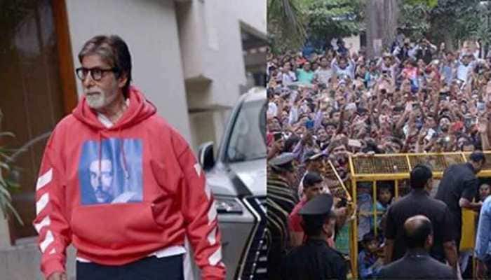 Here&#039;s how frenzied fans queued outside Amitabh Bachchan&#039;s residence on his birthday