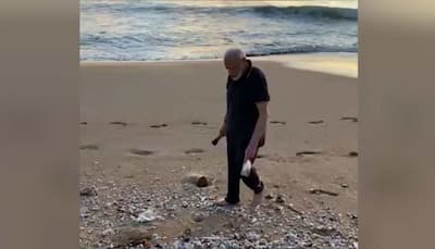 Modi-Xi summit: PM begins Day 2 in Mamallapuram by plogging at beach