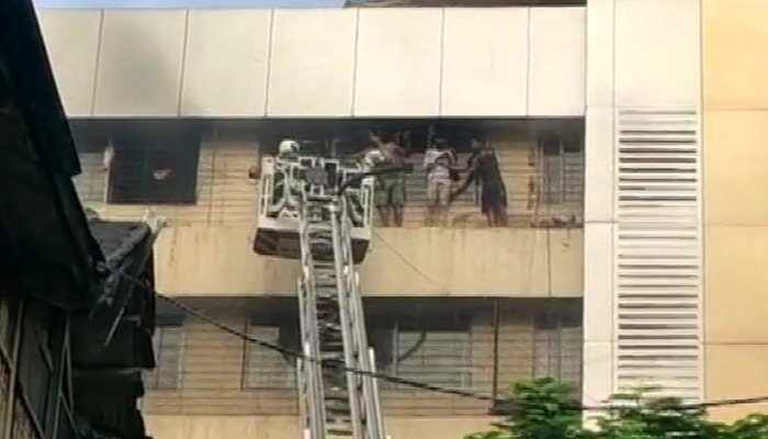 Fire breaks out at a residential building in Mumbai, all trapped persons rescued