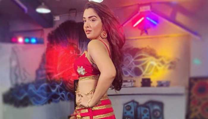Bhojpuri diva Aamrapali Dubey takes up Akshay Kumar's 'Bala Challenge' dressed as a warrior princess—Watch