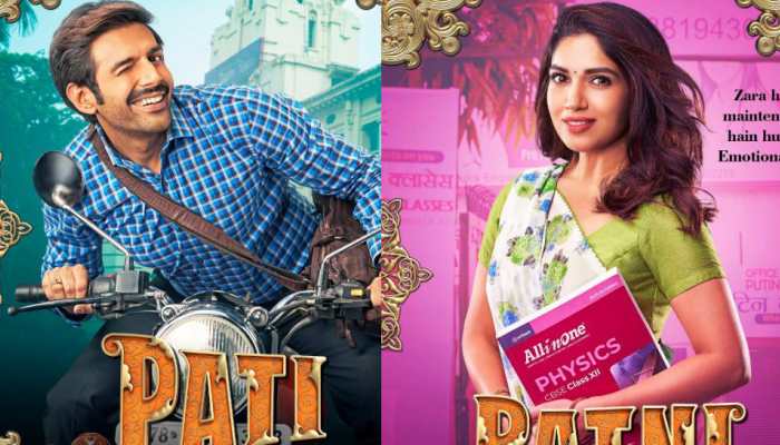 First look of Kartik Aaryan, Bhumi Pednekar from Pati Patni Aur Woh out- See inside