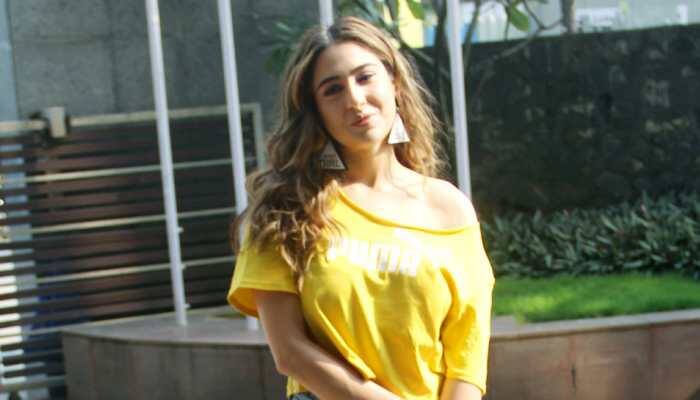 Sara Ali Khan slays the casual look in an off-shoulder top and ripped jeans— Pics