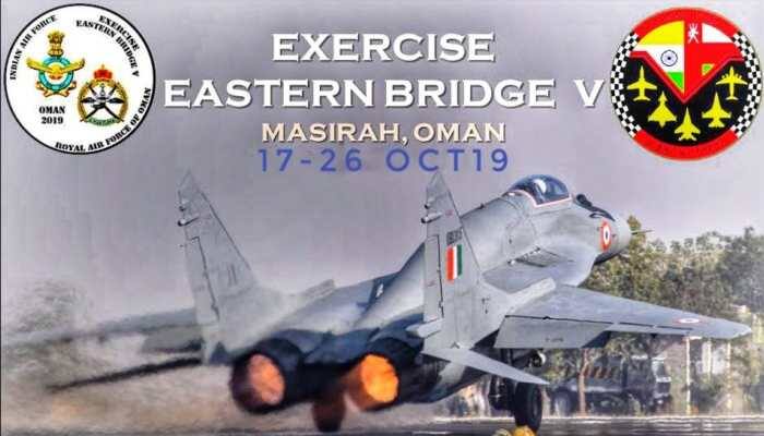 IAF MiG-29UPGs face Oman Air Force F-16, Eurofighter Typhoons during Exercise Eastern Bridge-V