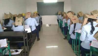 Karnataka college students made to wear cardboard boxes during exam to prevent cheating