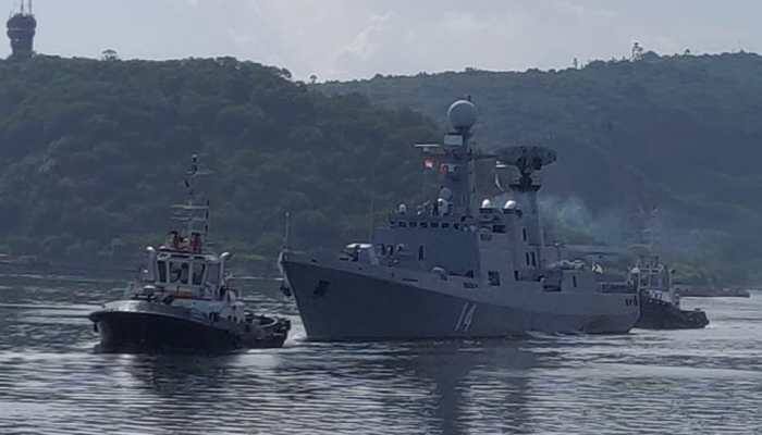 India-Myanmar Naval Exercise commence on-board INS Ranvijay 