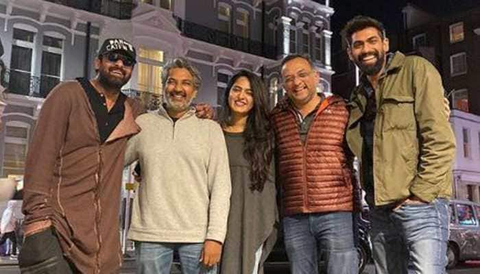 Prabhas reunites with Baahubali team in London, shares pic 