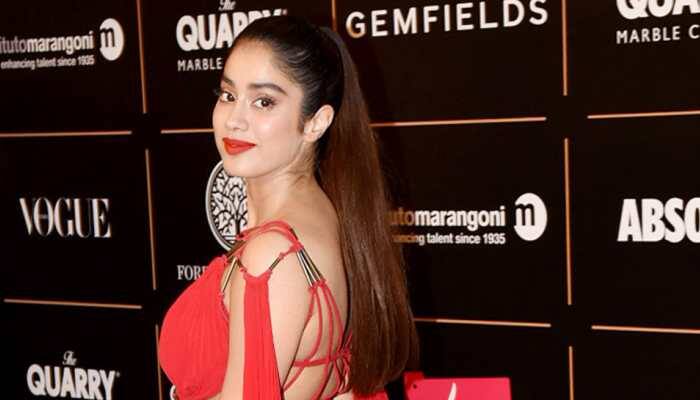 Janhvi Kapoor turns heads in a backless red gown at Vogue Women of the Year Awards—Pics