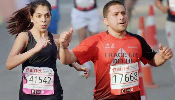 Delhi Half Marathon: Srinu Bugatha wins gold in Indian elite men's category