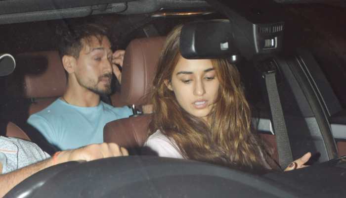 Disha Patani and Tiger Shroff leave airport in the same car- Photos