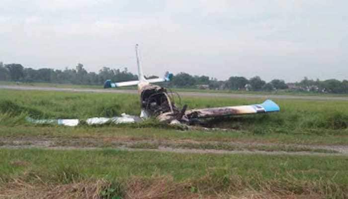 Trainee aircraft crashes in Amethi, pilot escapes unhurt
