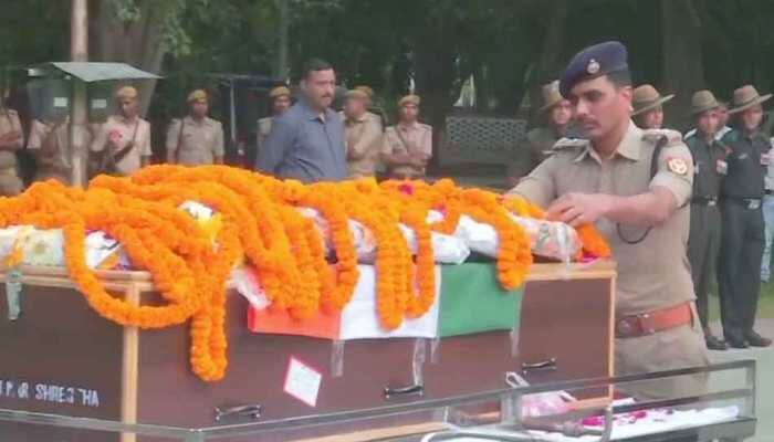 Martyred soldier Rifleman Gamil Kumar Shrestha cremated in Varanasi on Tuesday