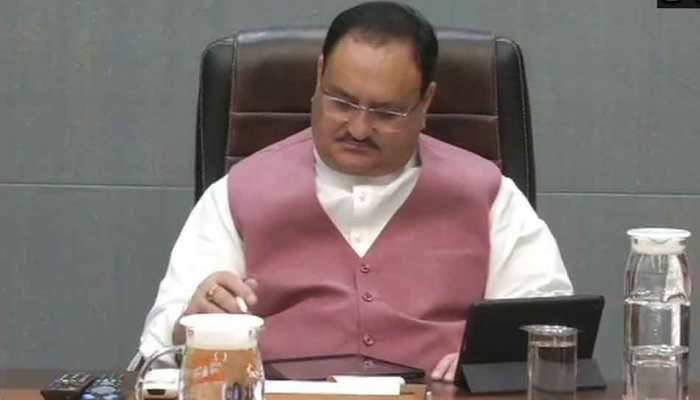 BJP party president JP Nadda held meeting to review party&#039;s performance on Tuesday