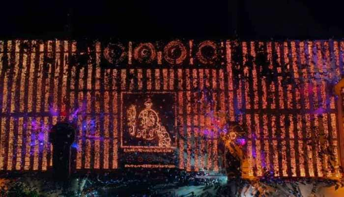 UP CM Yogi Adityanath attends &#039;Deepotsav&#039; in Ayodhya; 5.51 lakh diyas lit to celebrate Diwali