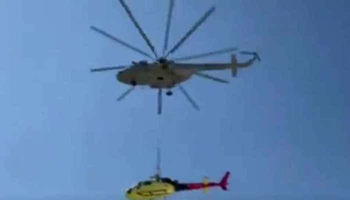 IAF helicopters evacuate crashed civilian chopper from Kedarnath