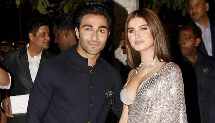 Rumoured lovebirds Tara Sutaria-Aadar Jain attend Amitabh Bachchan&#039;s Diwali bash