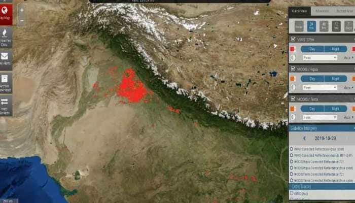 As Delhi&#039;s air quality worsens, stubble burning increases in Haryana, Punjab