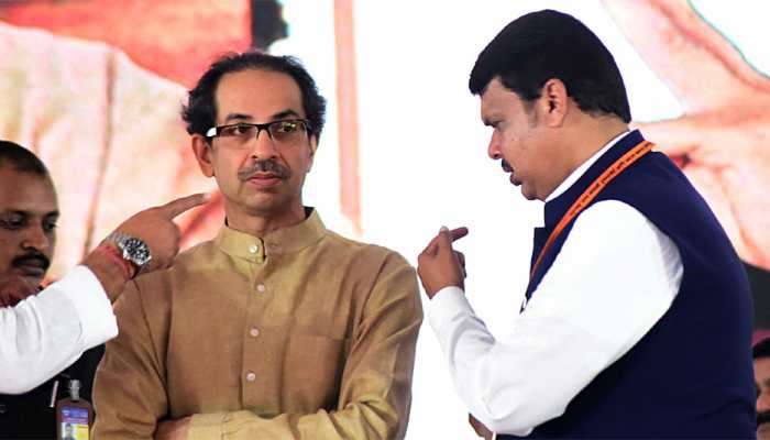 NCP cartoon takes potshot at BJP-Shiv Sena's war of words over seat-sharing in Maharashtra