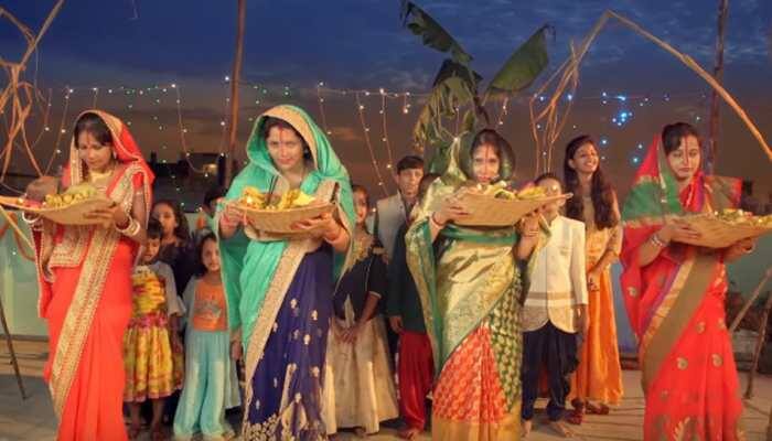 Chhath Puja Geet 2019—Watch Kanch Hi Bansh Ke by Neetu Chandra productions