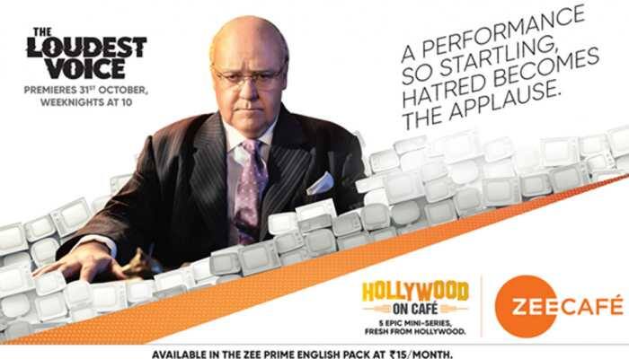 Unravel the mystery of Roger Ailes at Fox News as The Loudest Voice premieres on Zee Café