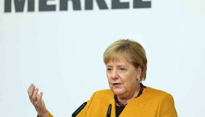 German Chancellor Angela Merkel to not stand during national anthems due to medical condition during India visit