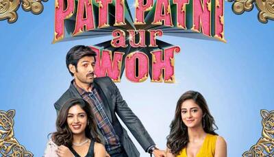 Kartik Aaryan, Bhumi Pednekar and Ananya Panday feature in yet another quirky poster of 'Pati Patni Aur Woh'