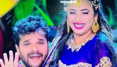 Rani Chatterjee shares a pic with Khesari Lal Yadav from the sets of Bigg Boss 13