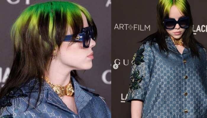 Billie Eilish's green mullet hairstyle was an accident