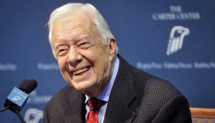 Former US president Jimmy Carter hospitalized in Atlanta for bleeding on the brain
