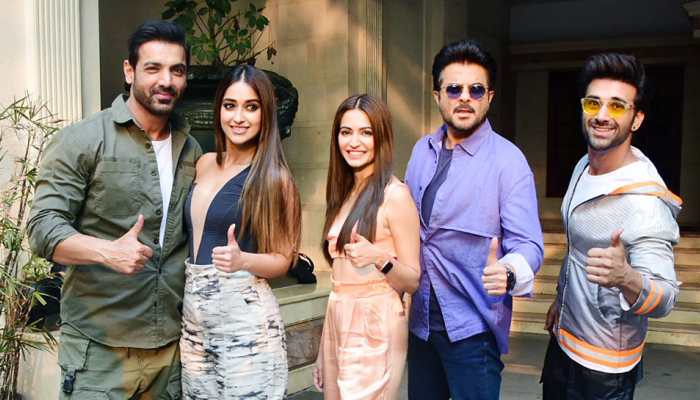 John Abraham, Anil Kapoor, Ileana D'Cruz promote 'Pagalpanti' in Mumbai—Pics