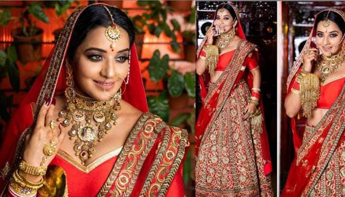 Monalisa&#039;s bridal look pictures will leave you mesmerised – Pics inside