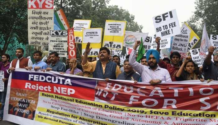 Amid raging protests by JNUSU, Student-Faculty Committee meeting proposes march towards Parliament